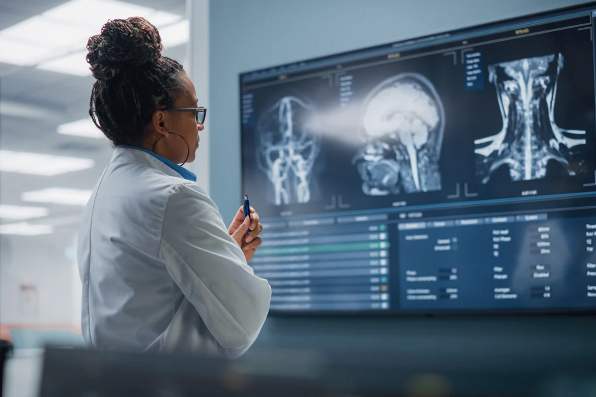 AI wellness dashboard showing employee health insights
